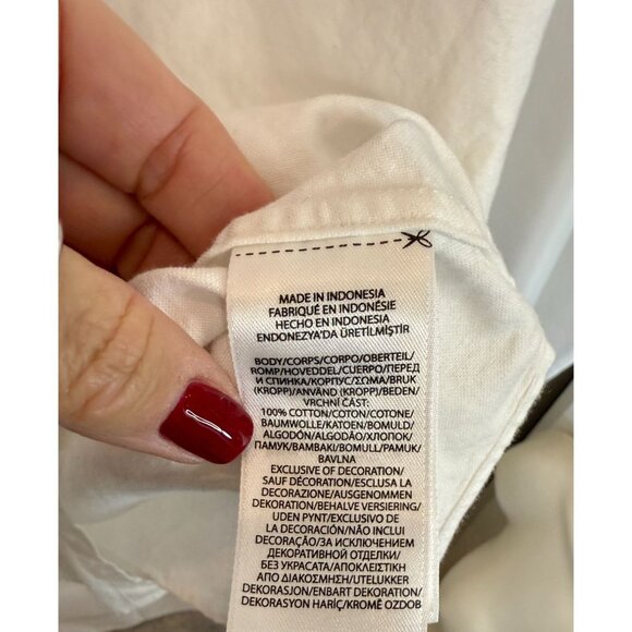 Polo Ralph Lauren White Short Sleeve Button Down Shirt Men’s - Size XL - Picture 7 of 7